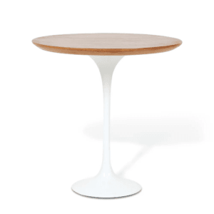 Mesa Saarinen Lateral Pau Ferro 51Cm Branca